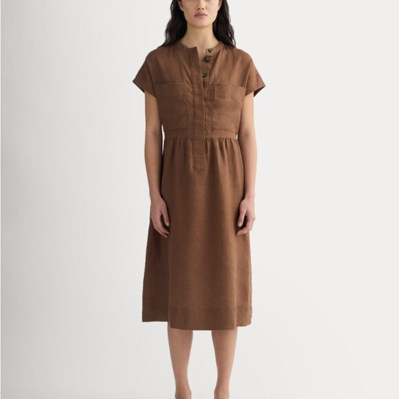 NWT Everlane The Craft Linen Dress - Picture 1 of 5